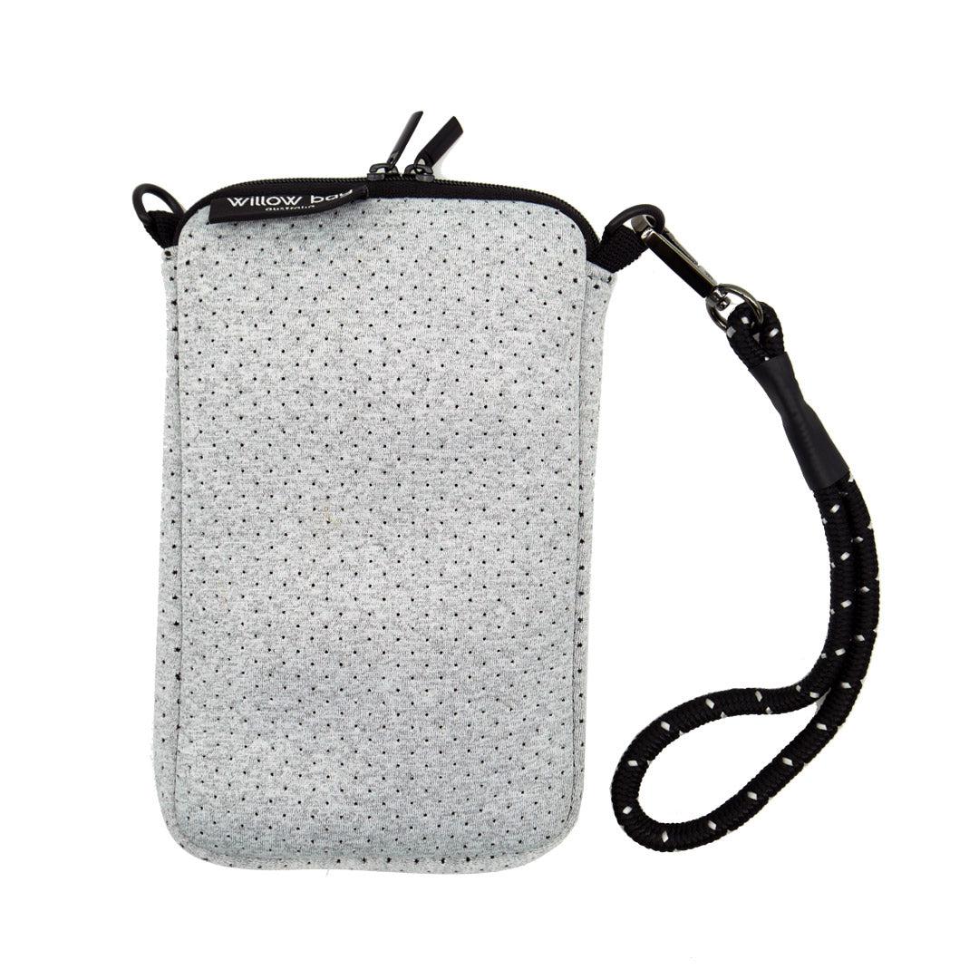 PHONE Neoprene Crossbody Bag - LIGHT MARLE-Sale-Willow Bay Australia