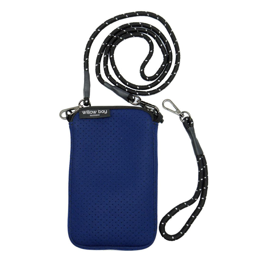 PHONE Neoprene Crossbody Bag - NAVY-Sale-Willow Bay Australia