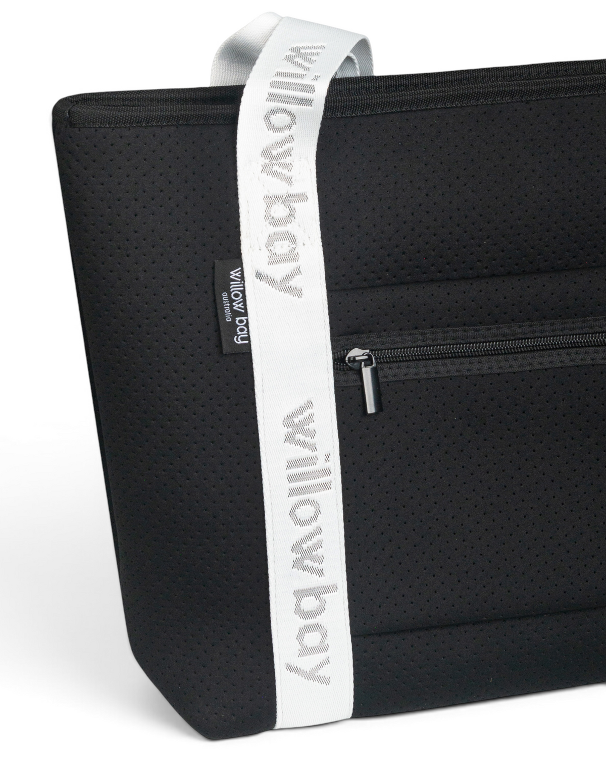 Boutique Travel Tote - Black & White