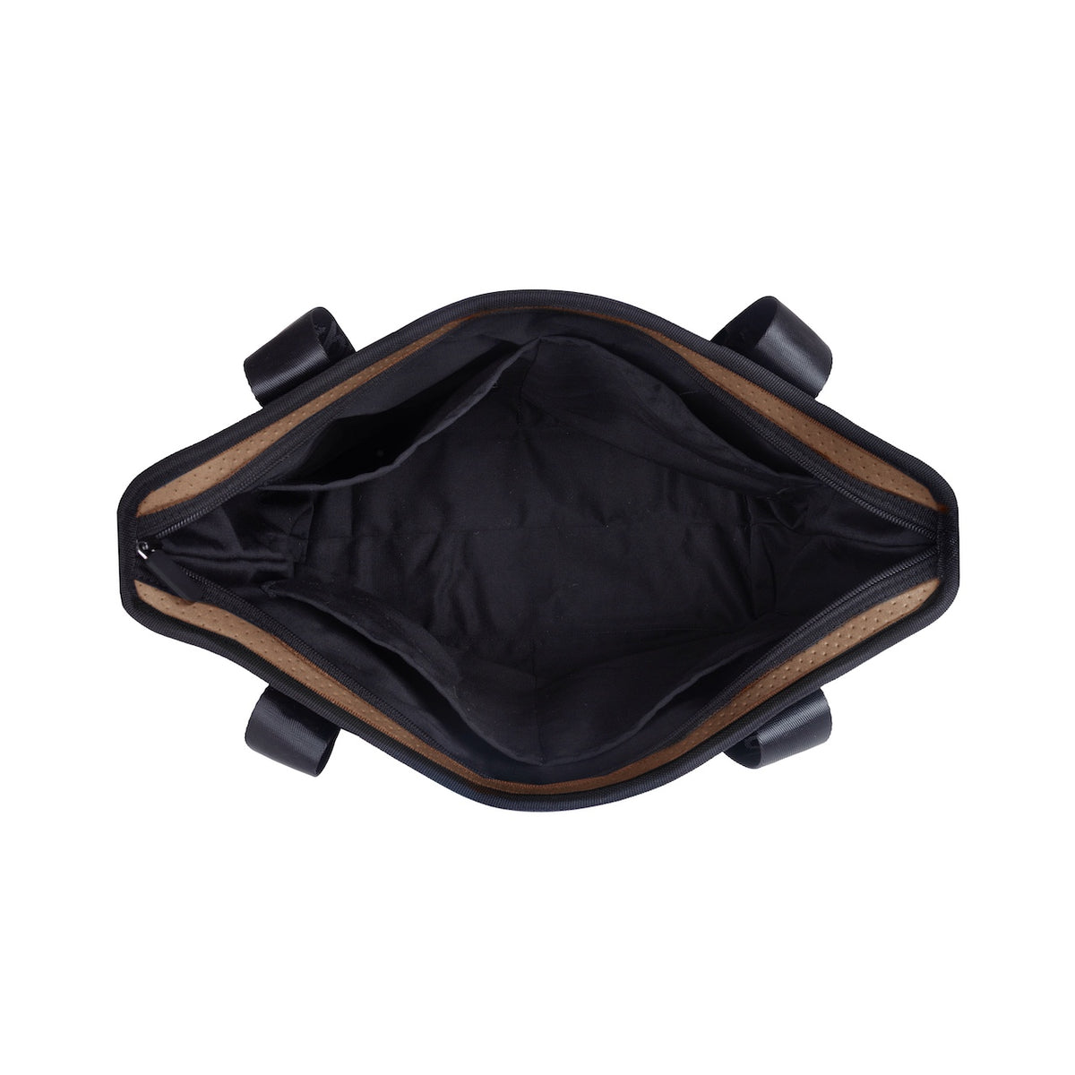 BOUTIQUE TRAVEL Neoprene Tote Bag With Zip (with luggage/trolley sleeve) - DESSERT CLAY