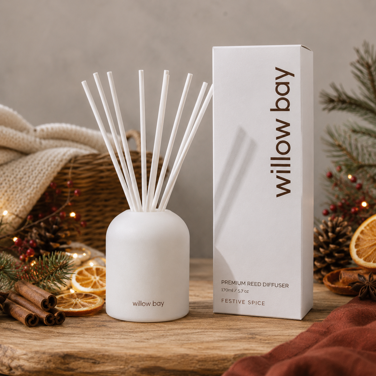 Premium Reed Diffuser - Festive Spice