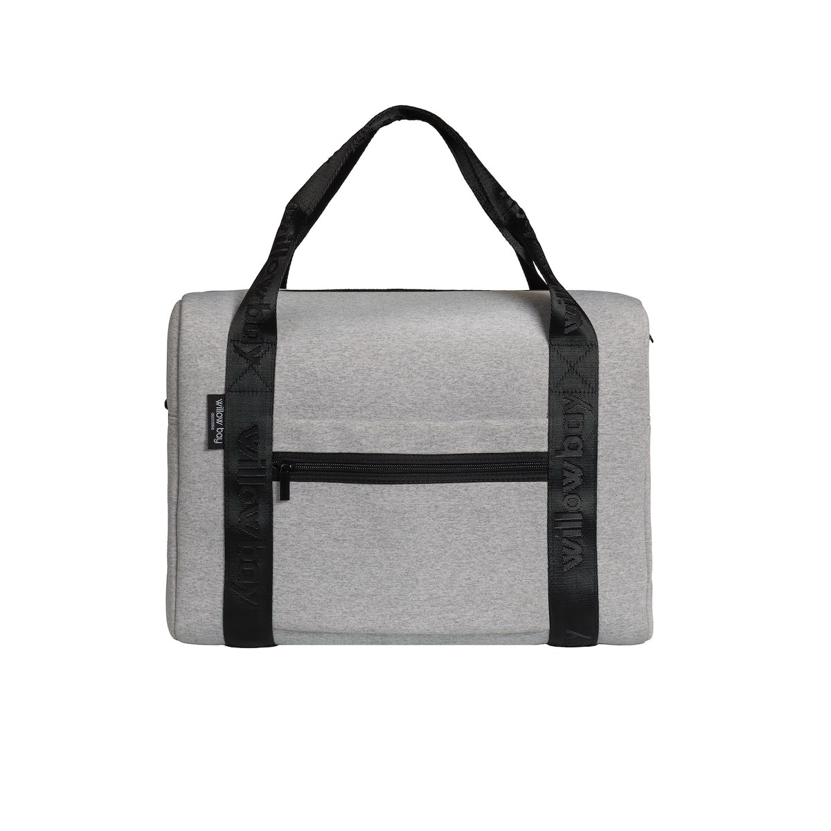 VOGUE TRAVEL DUFFEL Bag (with luggage/trolley sleeve) - Light Marle (Black Handle)