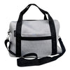 VOGUE TRAVEL DUFFEL Bag (with luggage/trolley sleeve) - Light Marle (Black Handle)-Neoprene-Willow Bay Australia