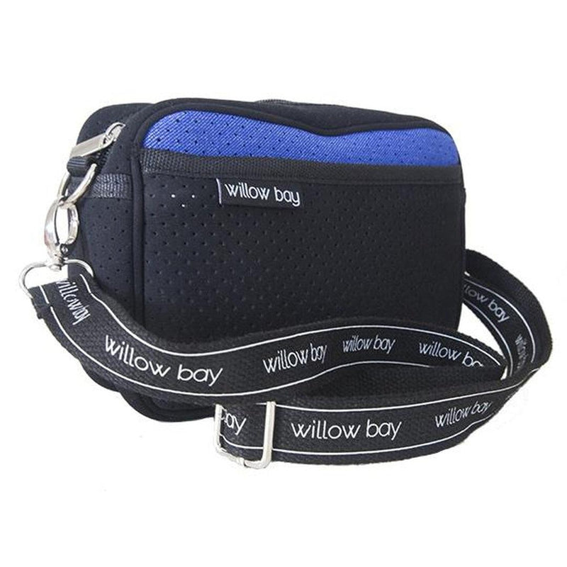 CROSSBODY Neoprene Bag - BLUE DENIM/BLACK-Crossbody-Willow Bay Australia