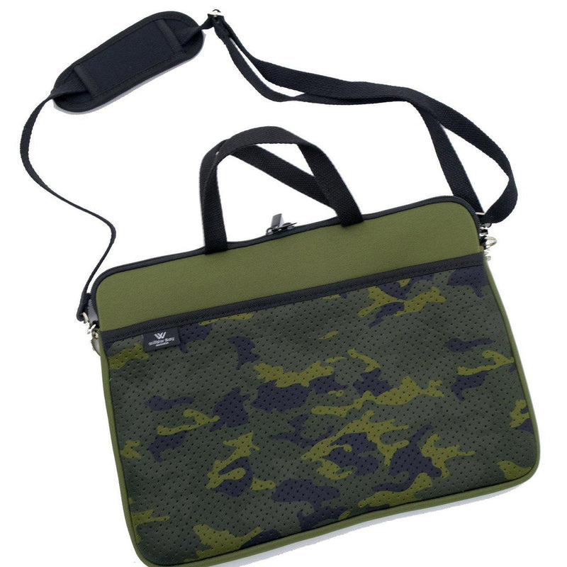 KIDS MINI LAPTOP BAG - Khaki/Camo-Willow Bay Australia