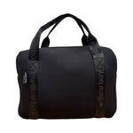 VOGUE TRAVEL DUFFEL Bag (with luggage/trolley sleeve) - Black-Willow Bay Australia