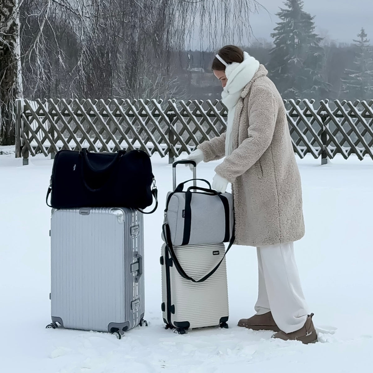 キャビンバッグ-ブラック