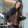 DAYDREAMER BRANDED Neoprene Tote Bag - RUST BROWN-Tote Bag-Willow Bay Australia