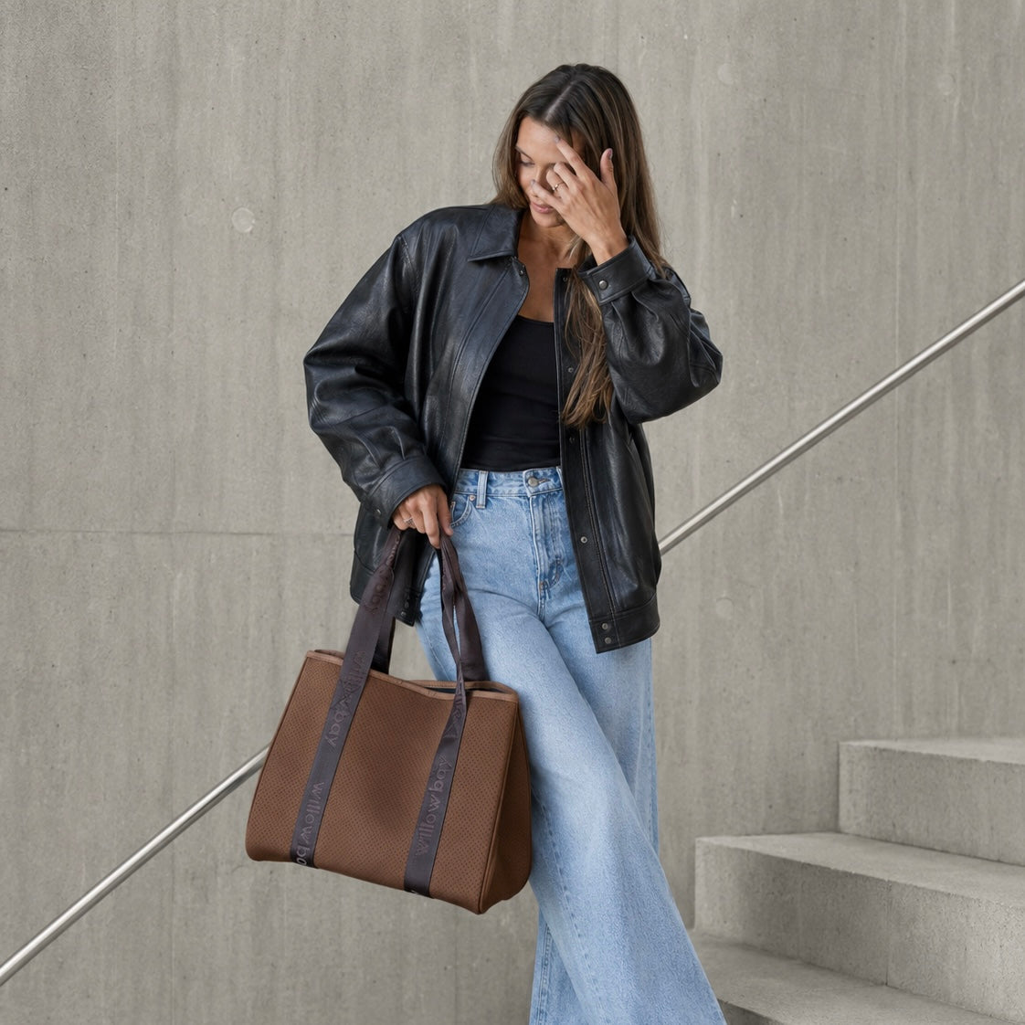 Daydreamer Branded Tote - Rust