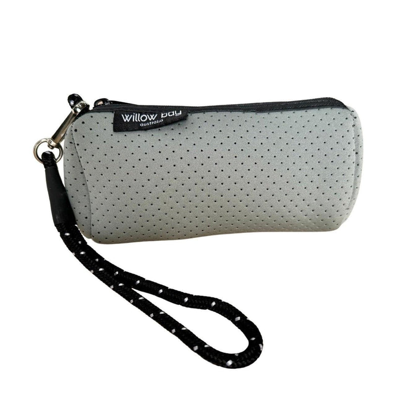 WRISTLET Neoprene - GREY-clutch-sports bag-neoprene bag-running bag-pouch-toiletries bag-cosmetic bag-Willow Bay Australia